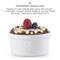 JoyJolt® White Embossed Porcelain Ramekins, 4ct.